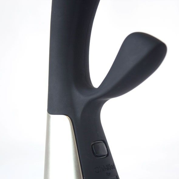 Вибратор-кролик Ohmibod Fuse for Kiiroo, 18 см (черный)