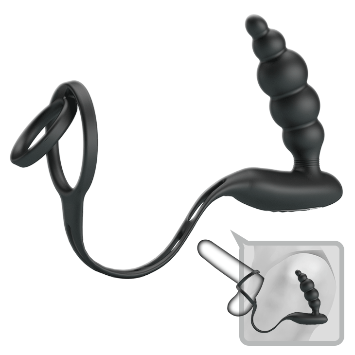 Zestaw zabawek erotycznych Pretty Love Master Hunter, 4 szt (czarny)