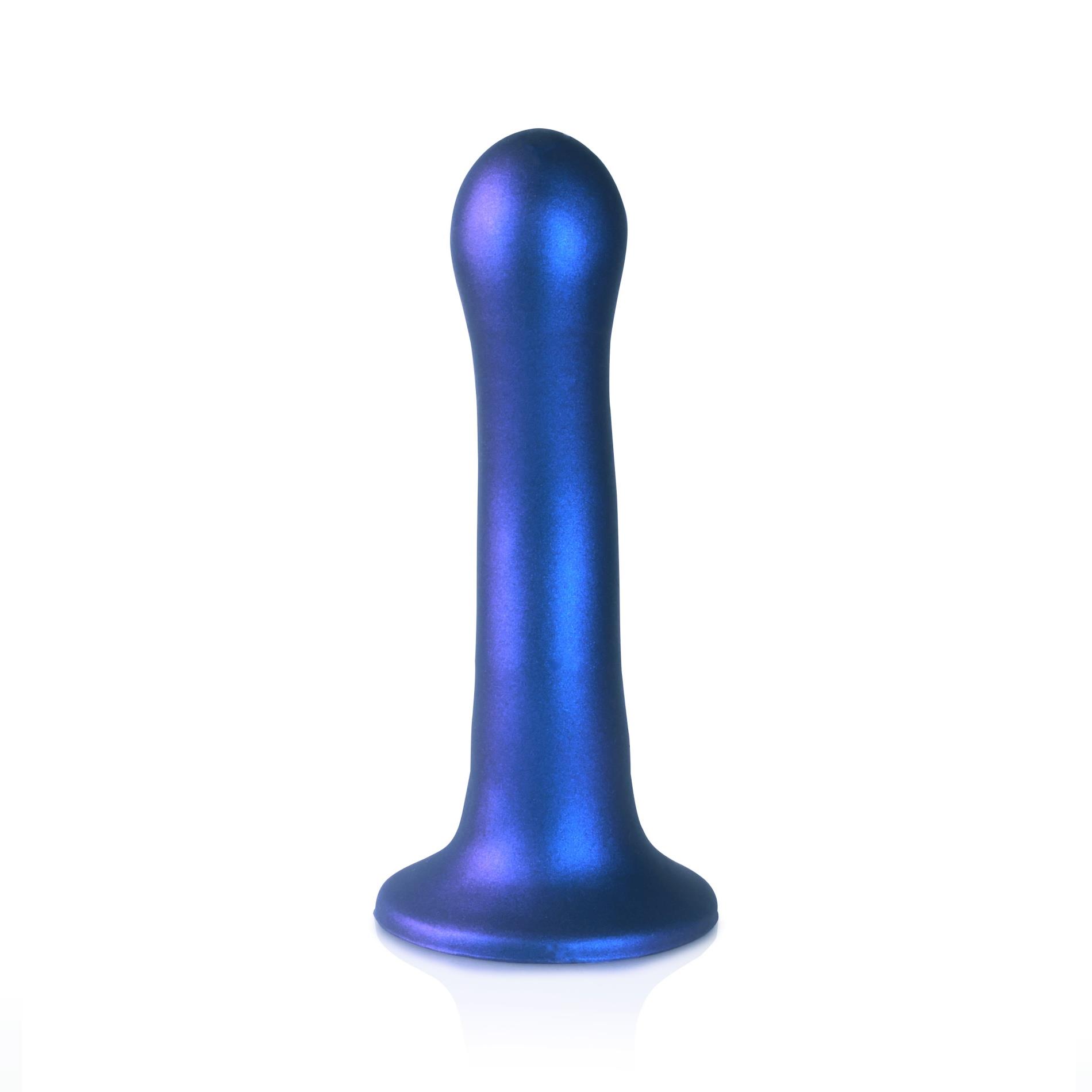 Фаллоимитатор Ouch! Curvy G-Spot Dildo 7'', 18 cm (синий)