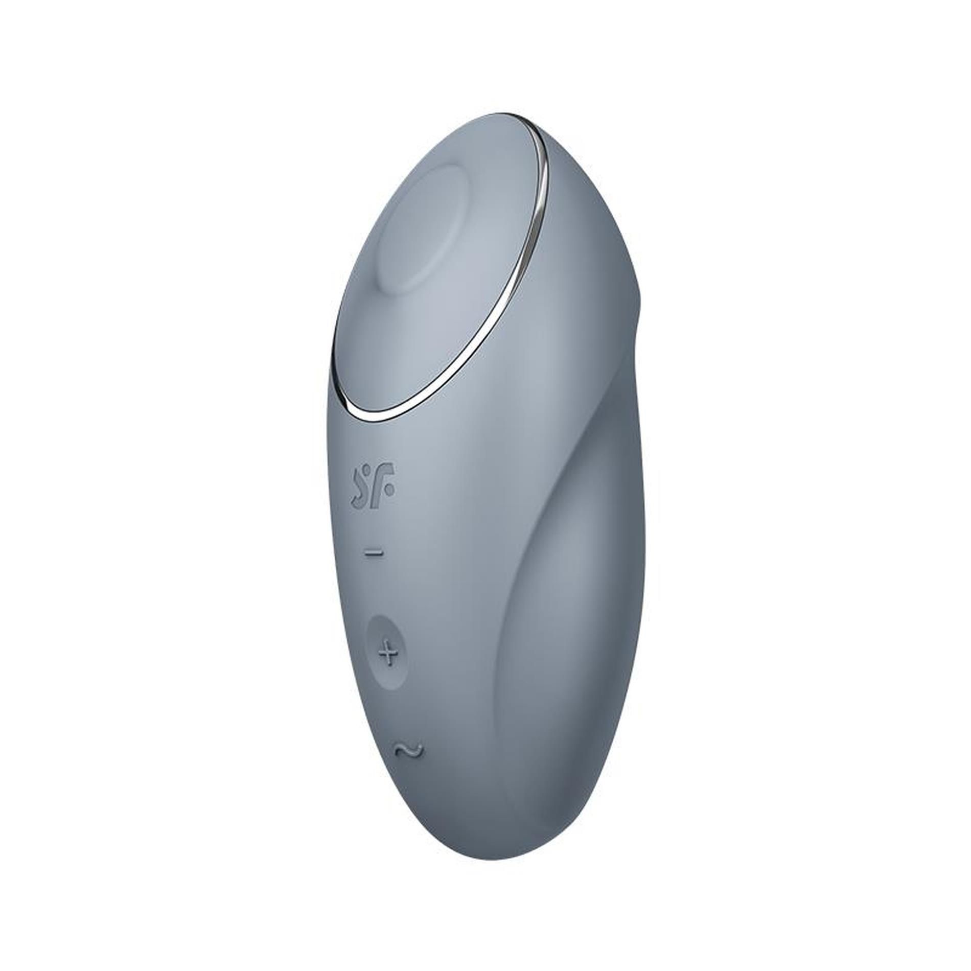Вибратор для клитора Satisfyer Tap & Climax 1, 11 см (серый)