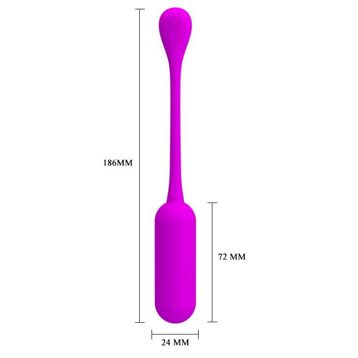 Виброяйцо Pretty Love Lechies Wireless Egg, 18,6 см (фиолетовый)