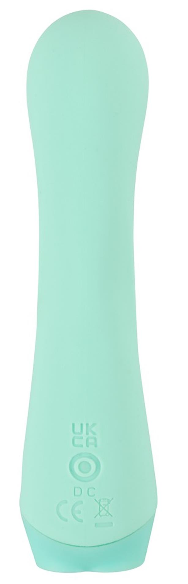 Вибратор-кролик Cuties Mini, 13,6 см (бирюзовый)