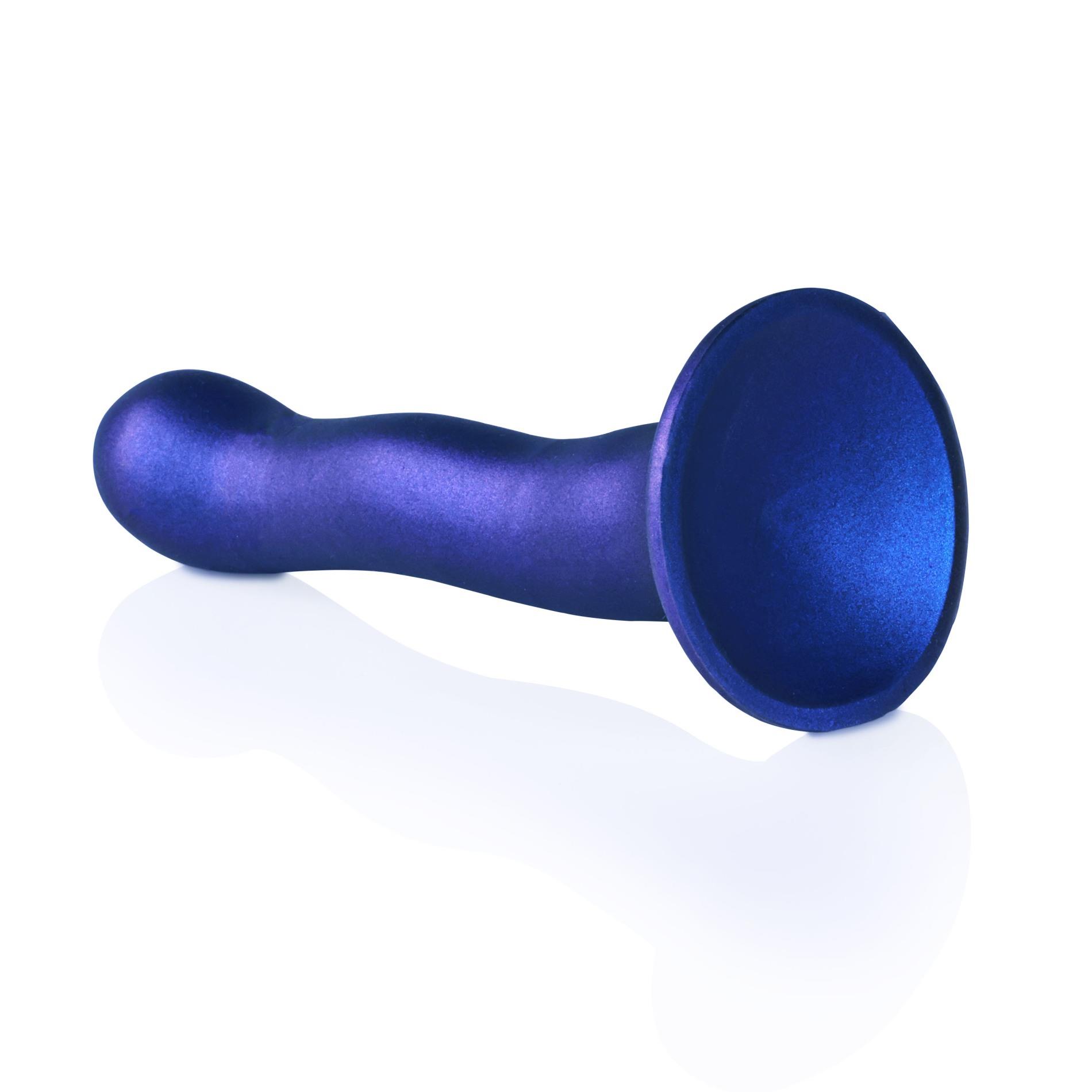 Фаллоимитатор Ouch! Curvy G-Spot Dildo 7'', 18 cm (синий)