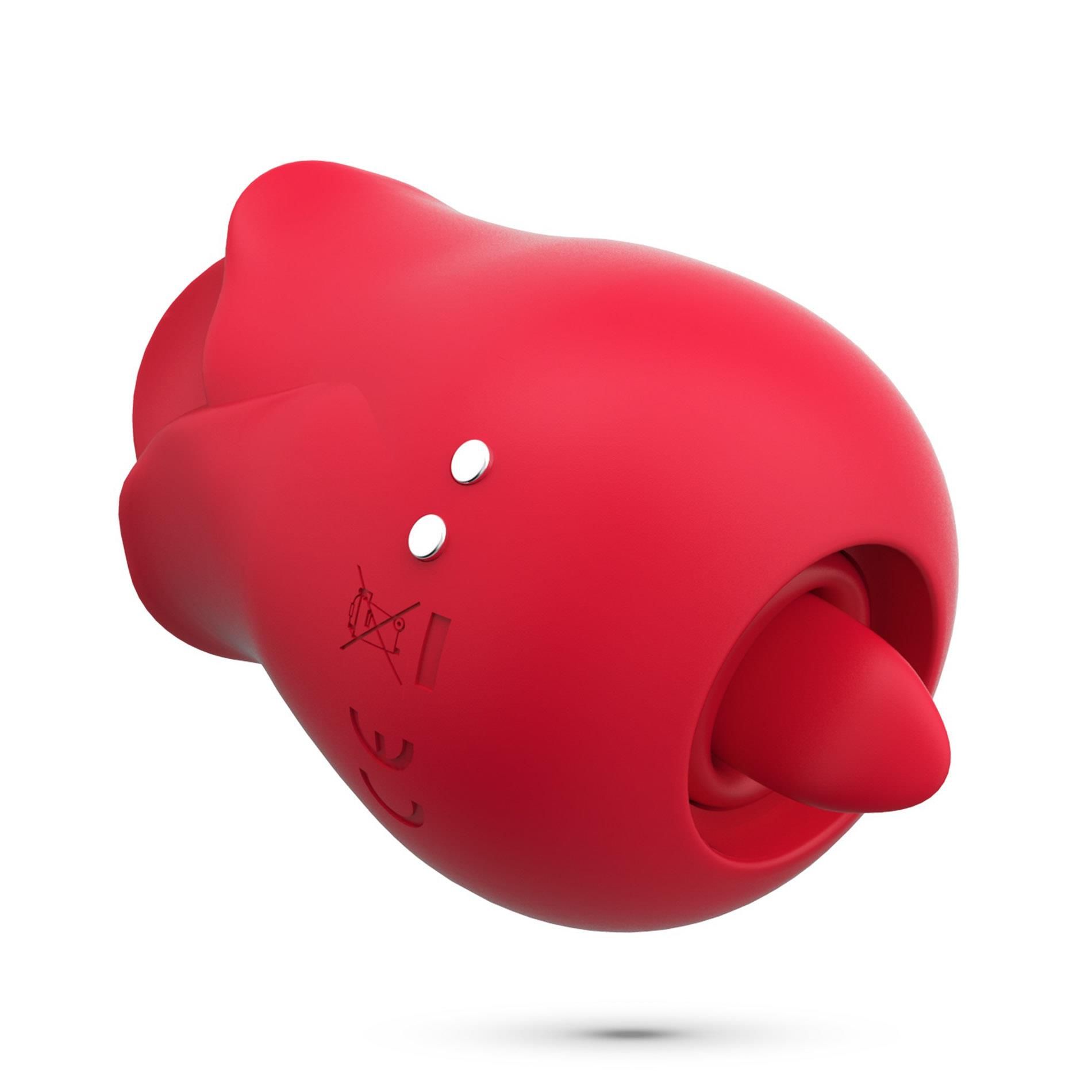 Вакуумный стимулятор клитора Crushious Rosita (красный)