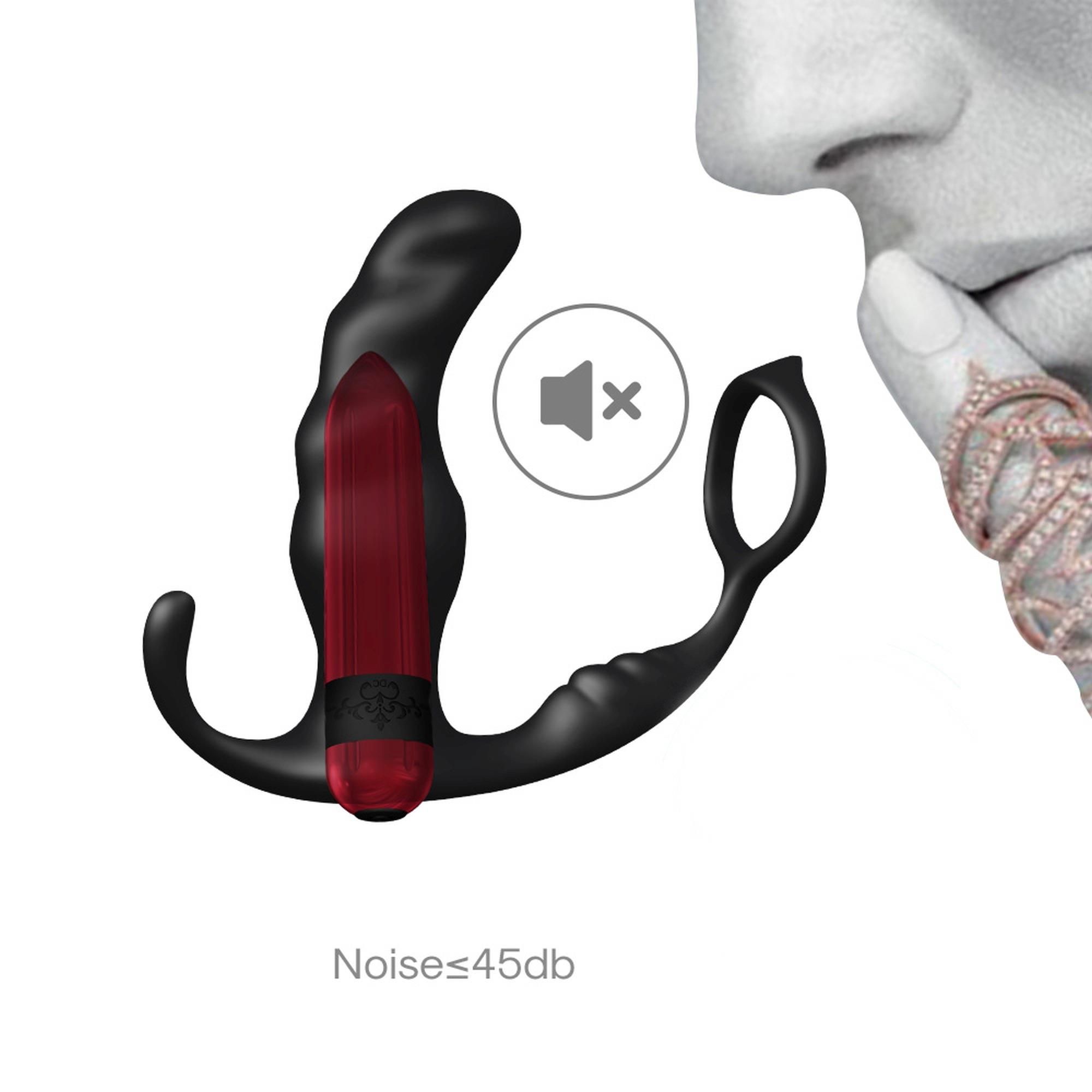 Стимулятор простаты B - Series Joy Knight, 12 см (черный)