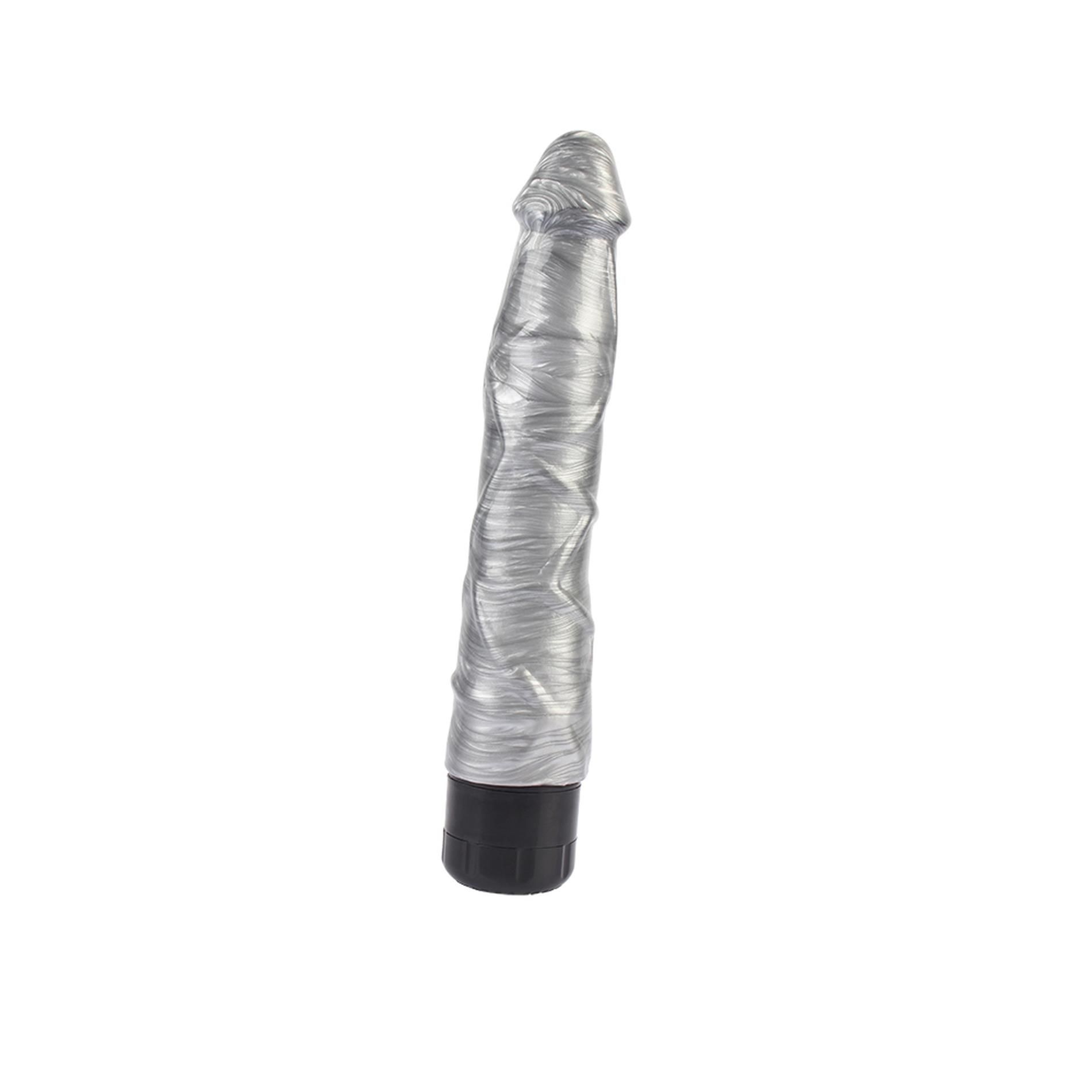 Вибратор DarkMuscle Pleasure Ranger, 22.5 см (серебристый)