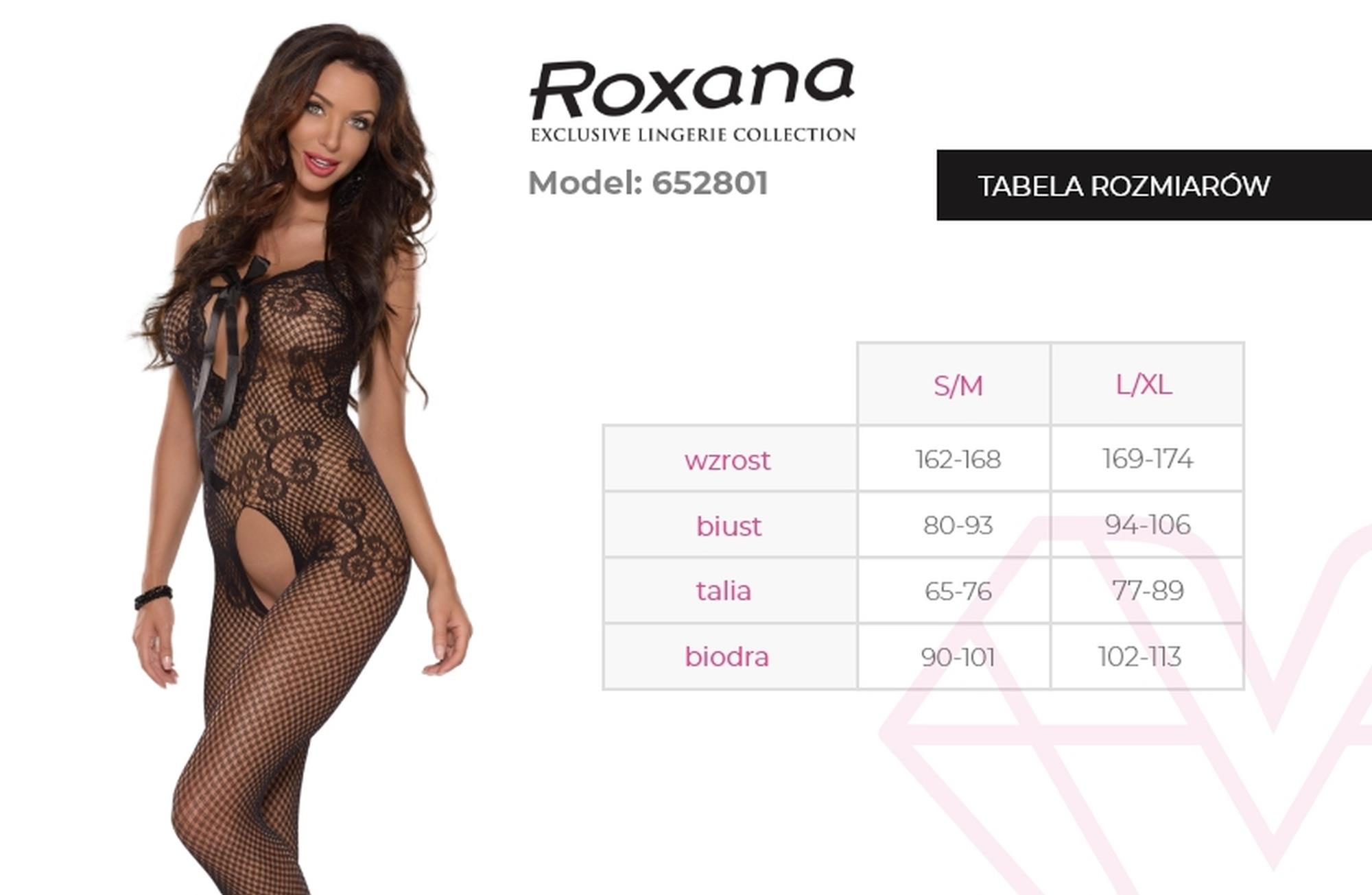 Bodystocking Roxana 6528, S/M (czarny)
