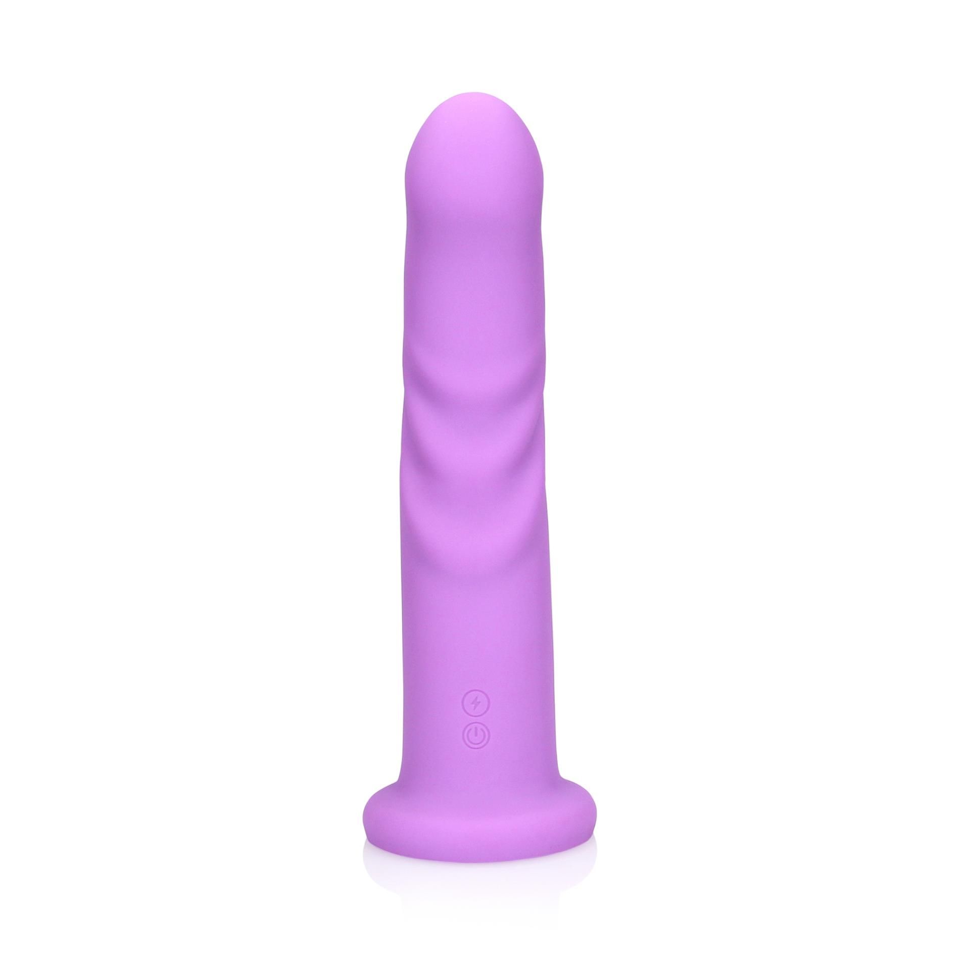 Вибратор Loveline Ultra Soft Silicone Rotating G-Spot, 20 см (фиолетовый)