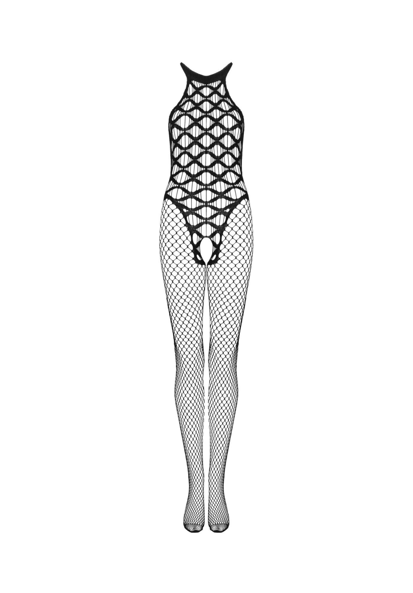 Сексуальный комбинезон Obsessive G332, S/M/L (черный)