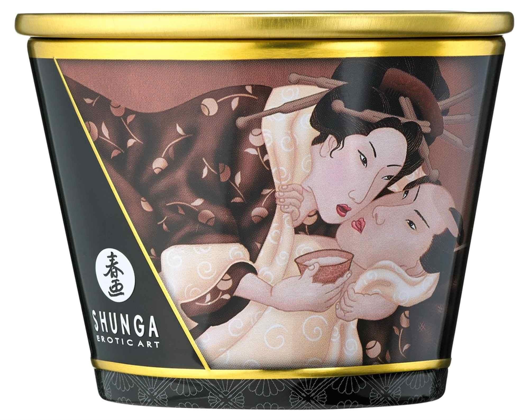 Масажна свічка Shunga Massage Candle шоколад, 170 мл