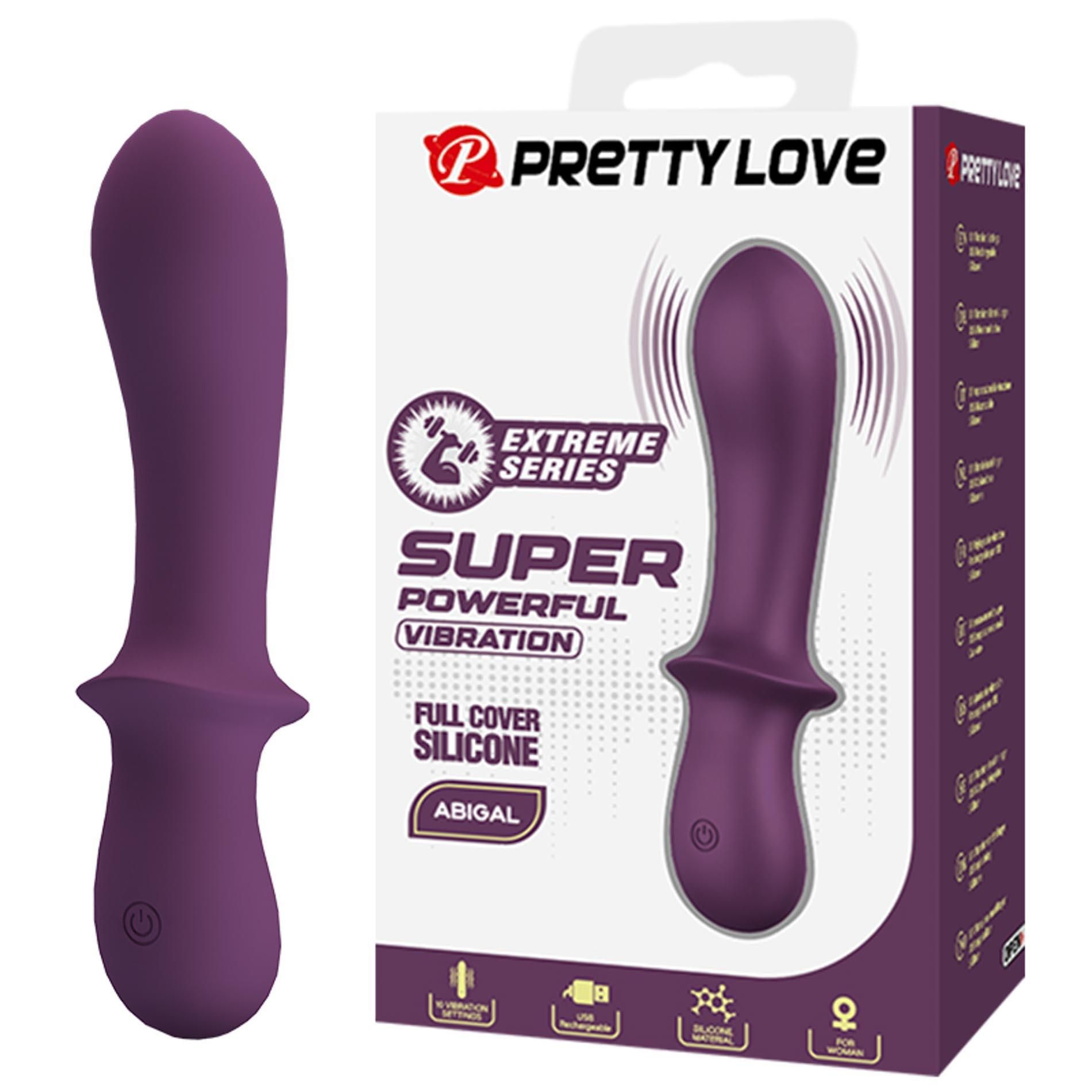 Pretty Love Abigal Purple - Mini-wibrator, Fioletowy, 16 cm