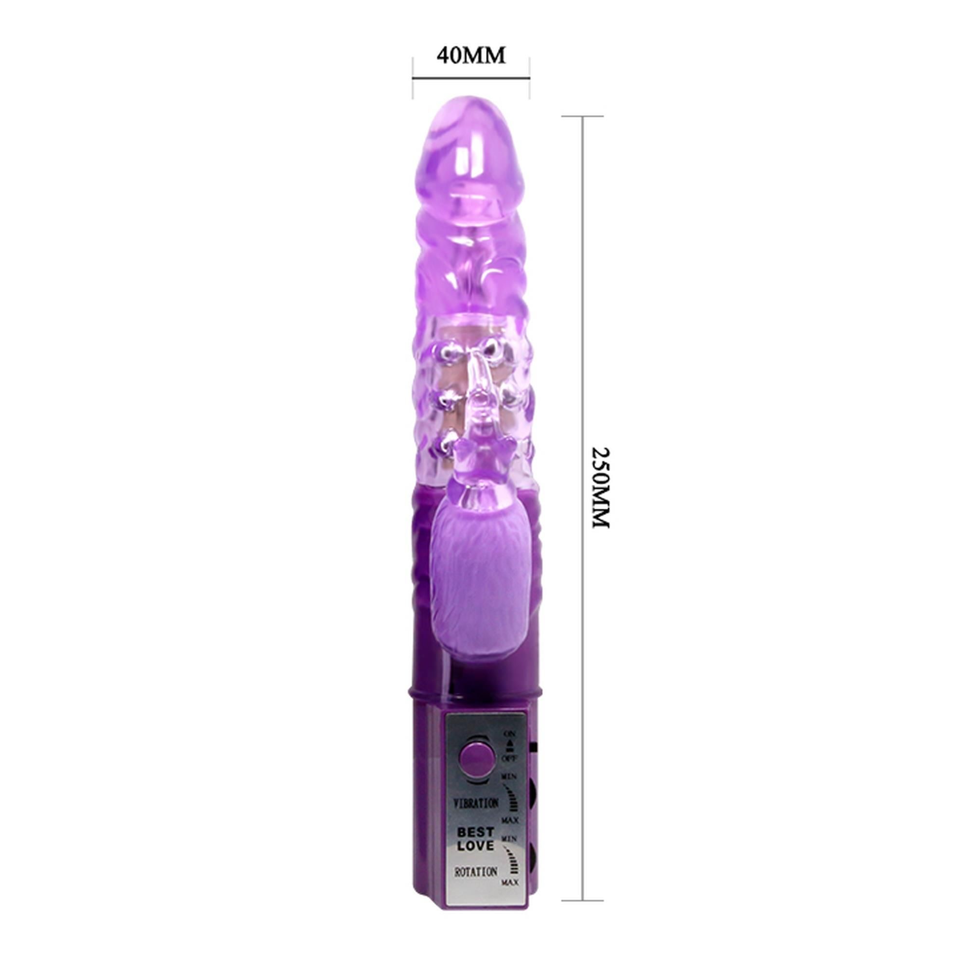 Вибратор-кролик Baile Cute Baby Vibrator, 25 см (фиолетовый)