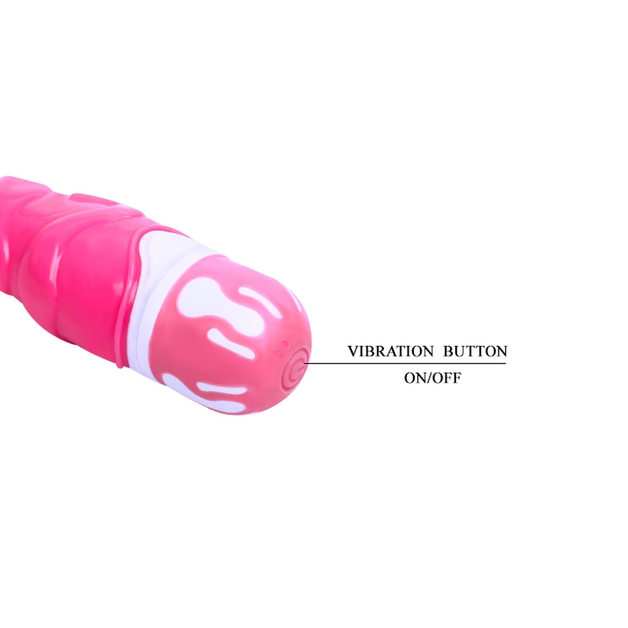Вибратор Baile Realistic Cock, 21.8 см (розовый)
