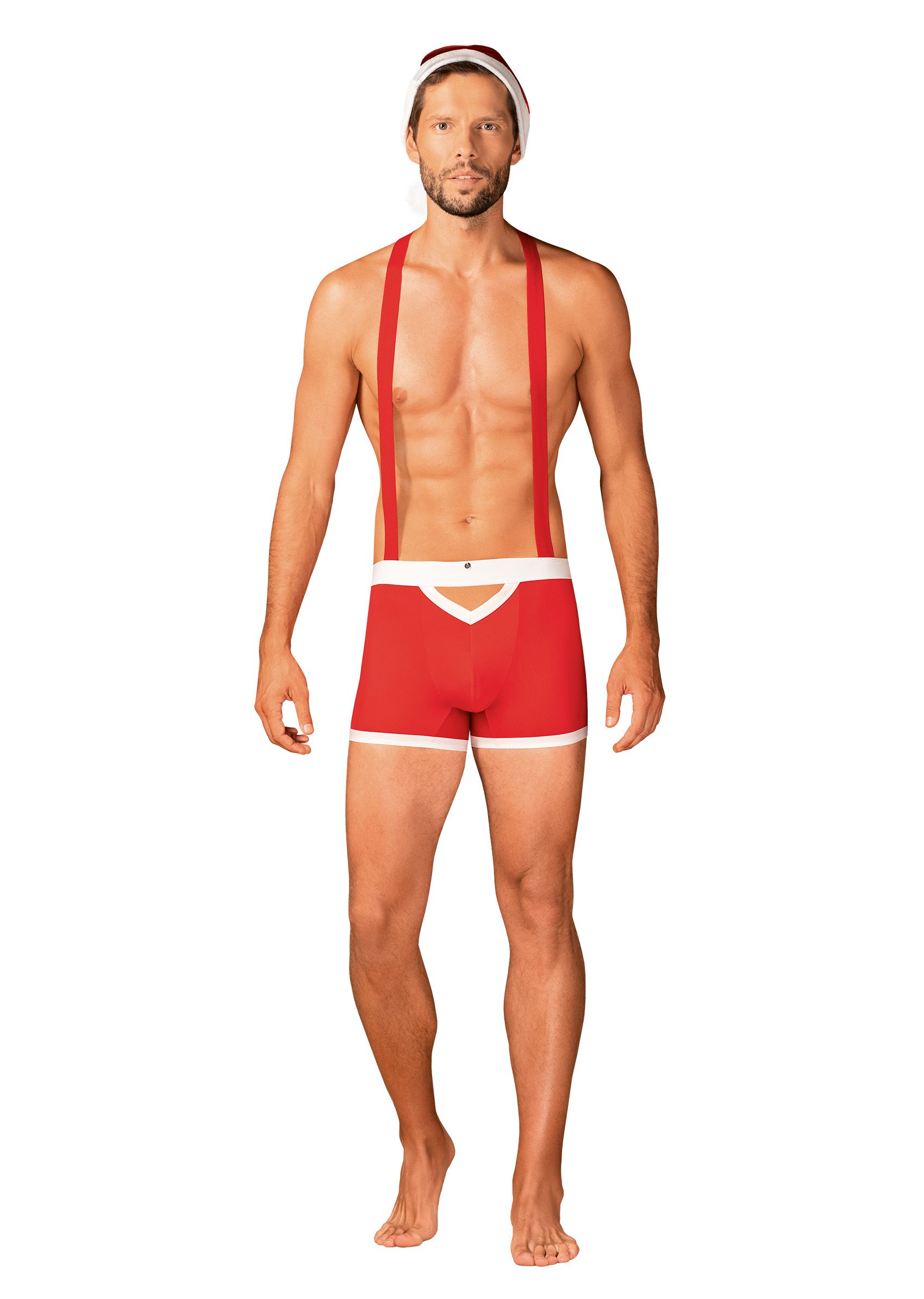 Костюм Санты Obsessive Mr Claus Set,  L/XL (красный)