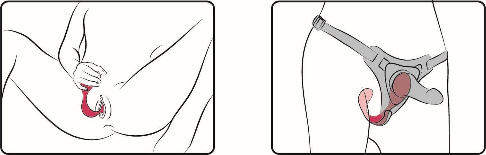 Вибратор Adrien Lastic Mr Hook, 12 см (пурпурный)