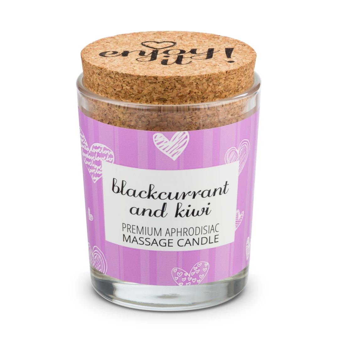 Масажна свічка Magnetifico Enjoy It! Blackcurrant & Kiwi, 70 мл