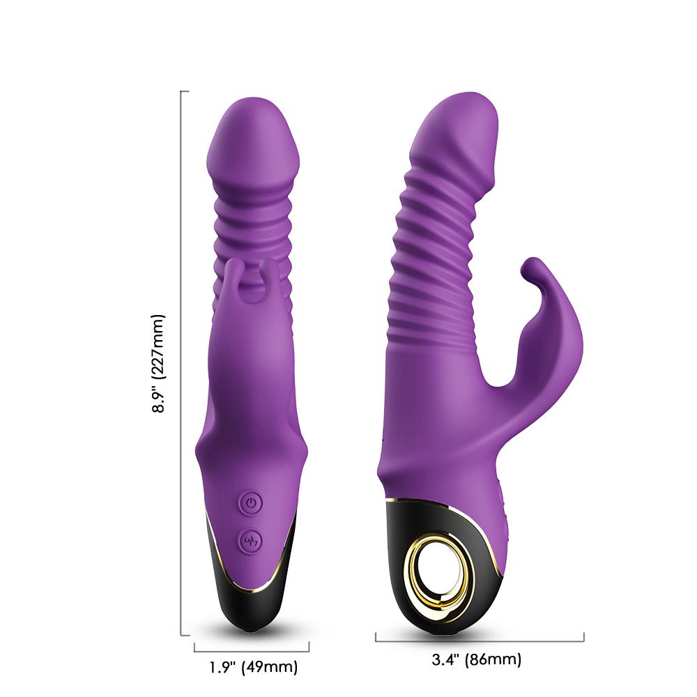 Вибратор-кролик B - Series Joy Zing, 22.7 см (фиолетовый)