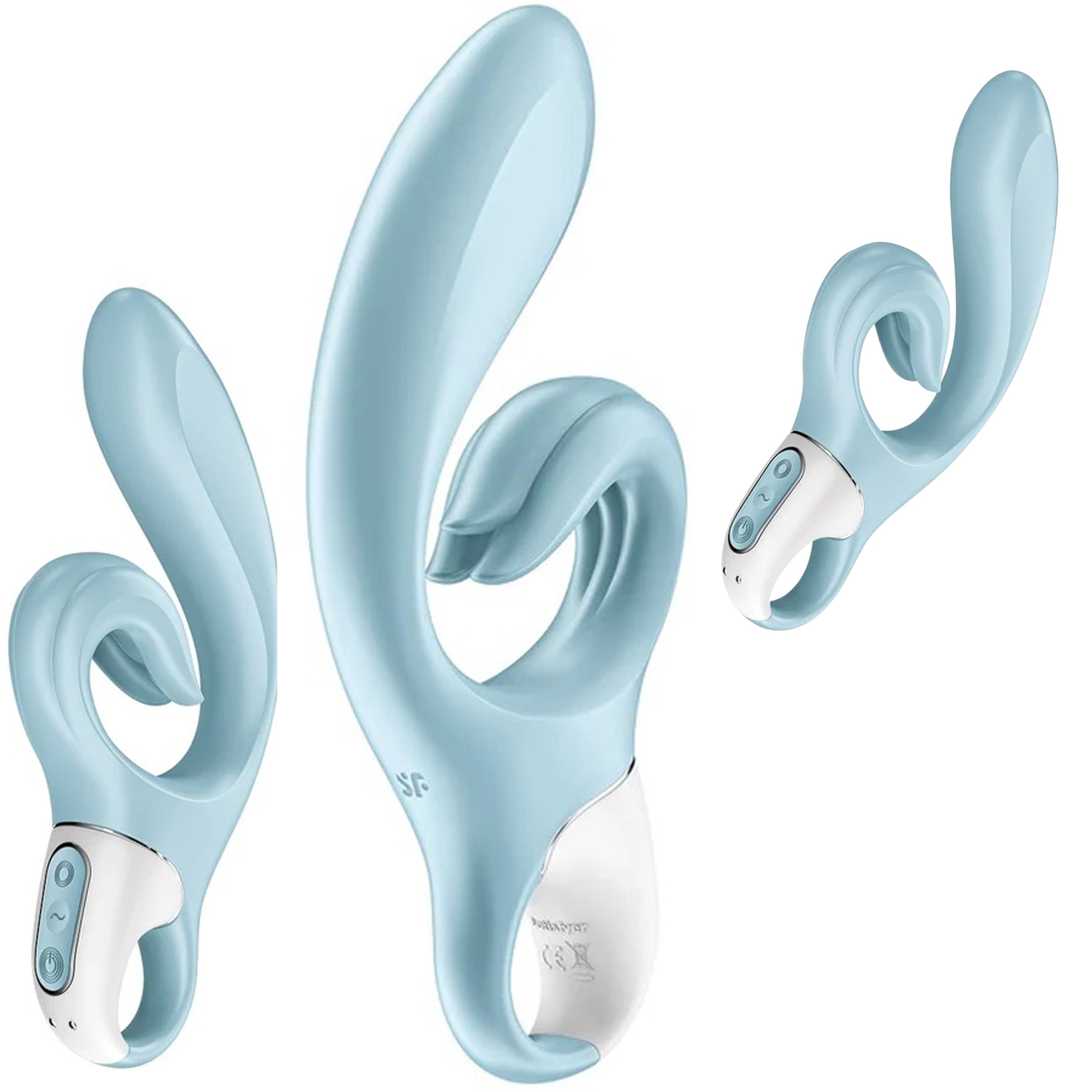 Вибратор-кролик Satisfyer Love Me, 22 см (голубой)