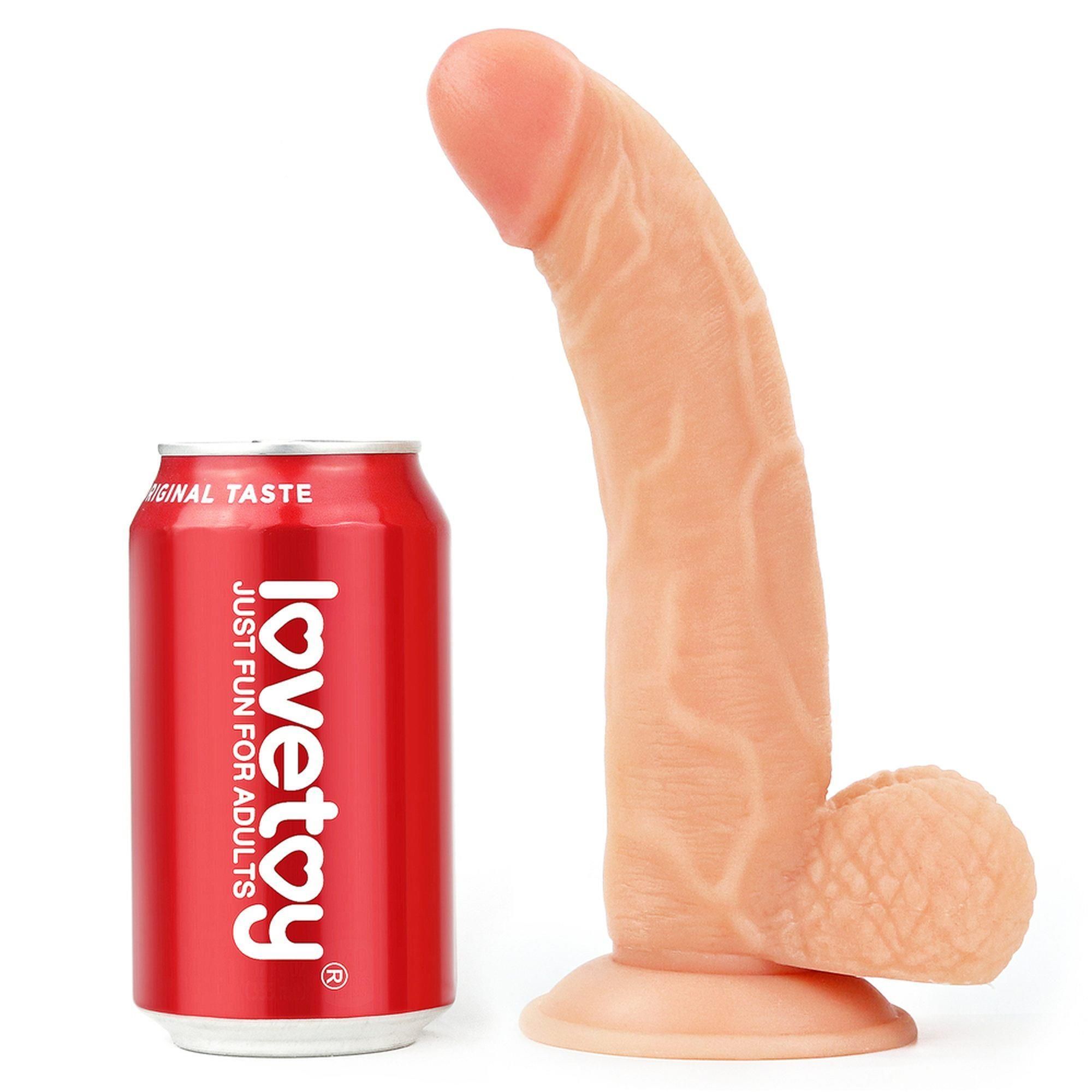 Страпон LoveToy Ingen Easy Strapon Set, 21,5 см (телесный)