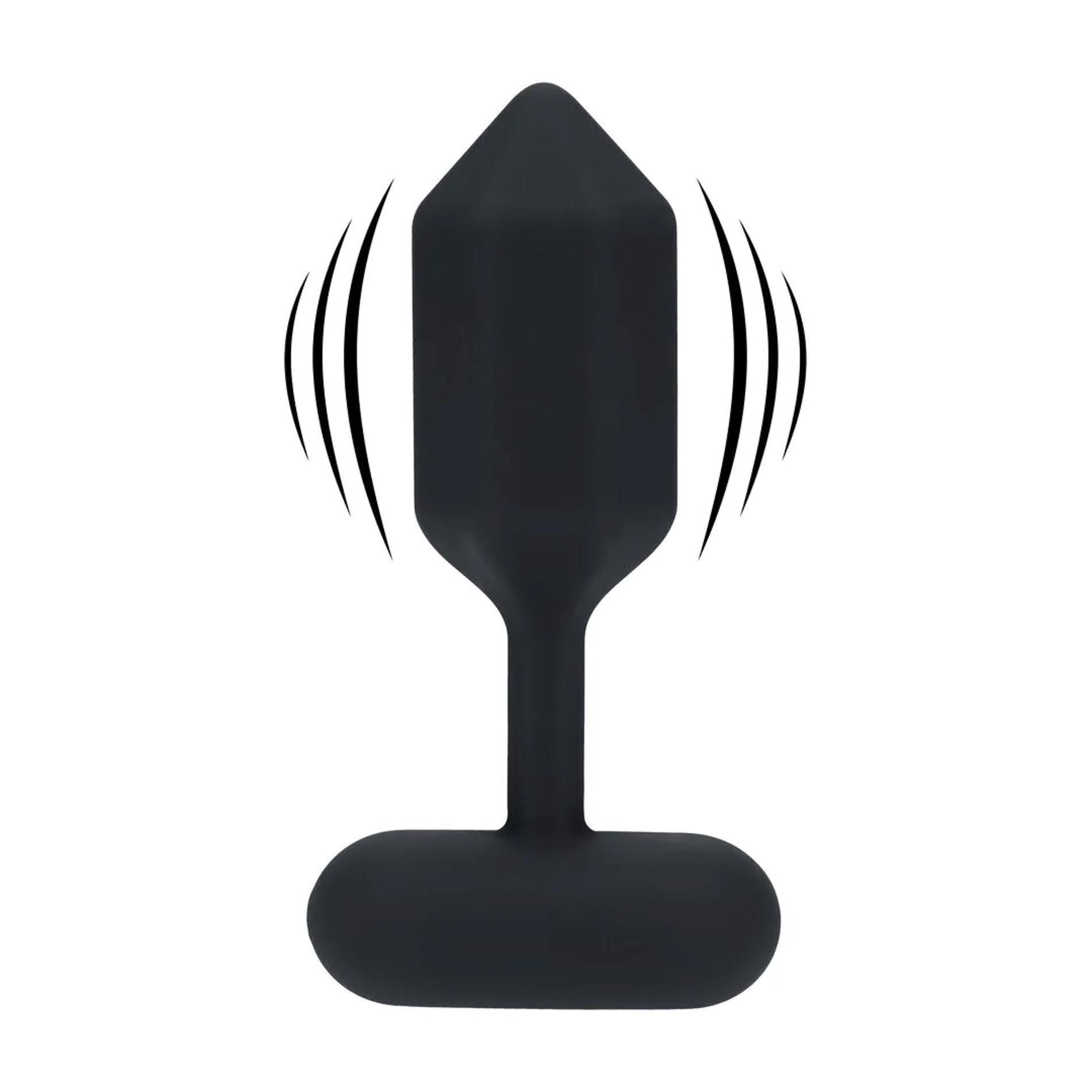 Korek analny Levelz Hexagonal Anal Plug M, 12.3 cm (czarny)