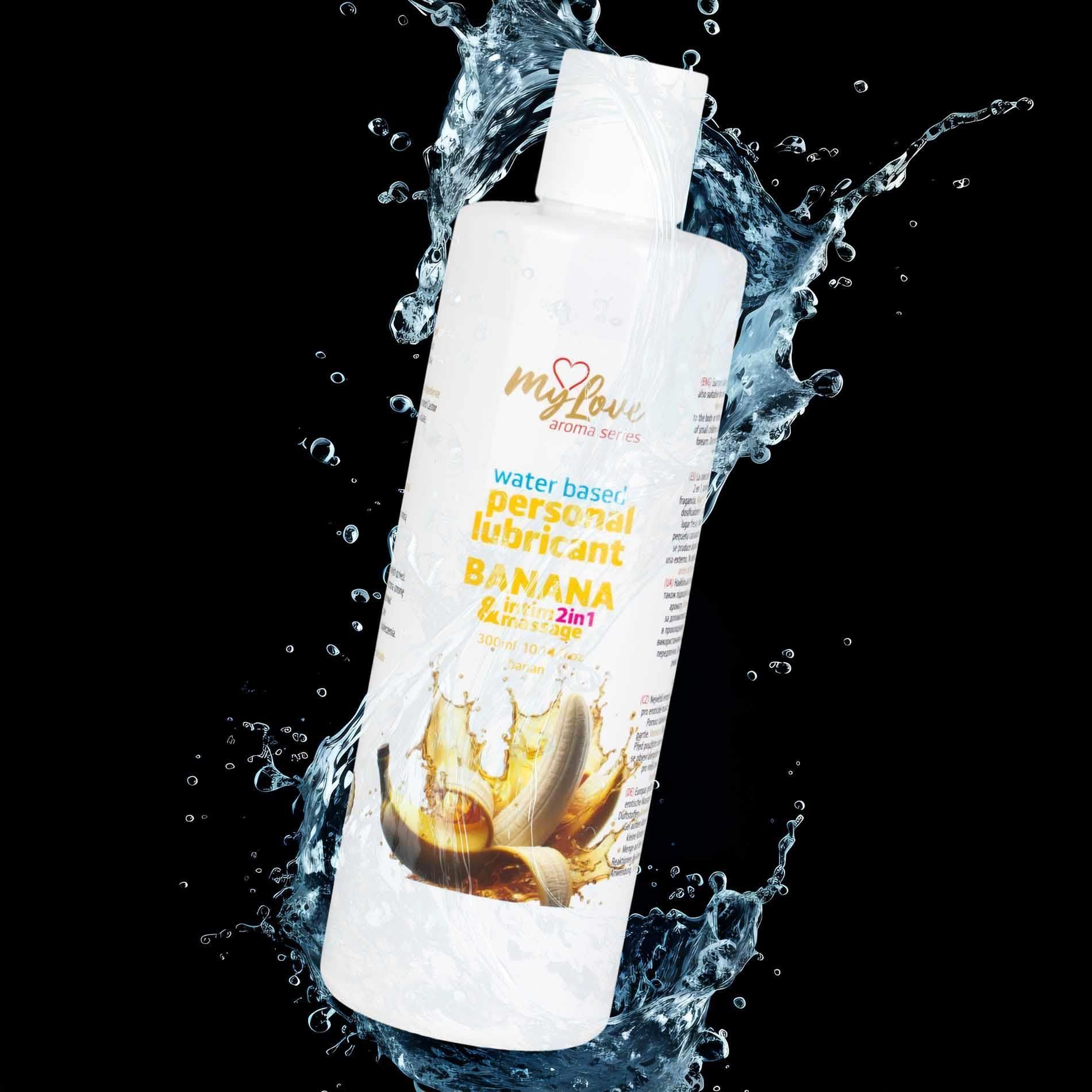 Лубрикант MyLove Aroma Series Intim&Massage 2in1 Banana, 300 мл