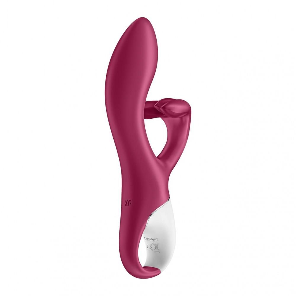 Wibrator królik Satisfyer Embrace Me, 20,5 cm (bordowy)