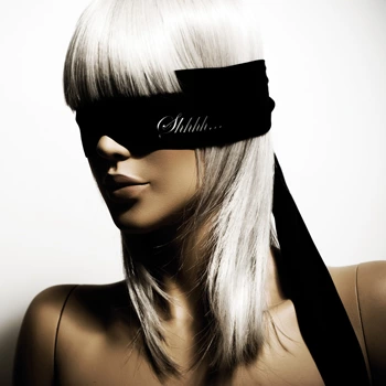 Маска на глаза Bijoux Indiscrets Shhh Blindfold (черный)