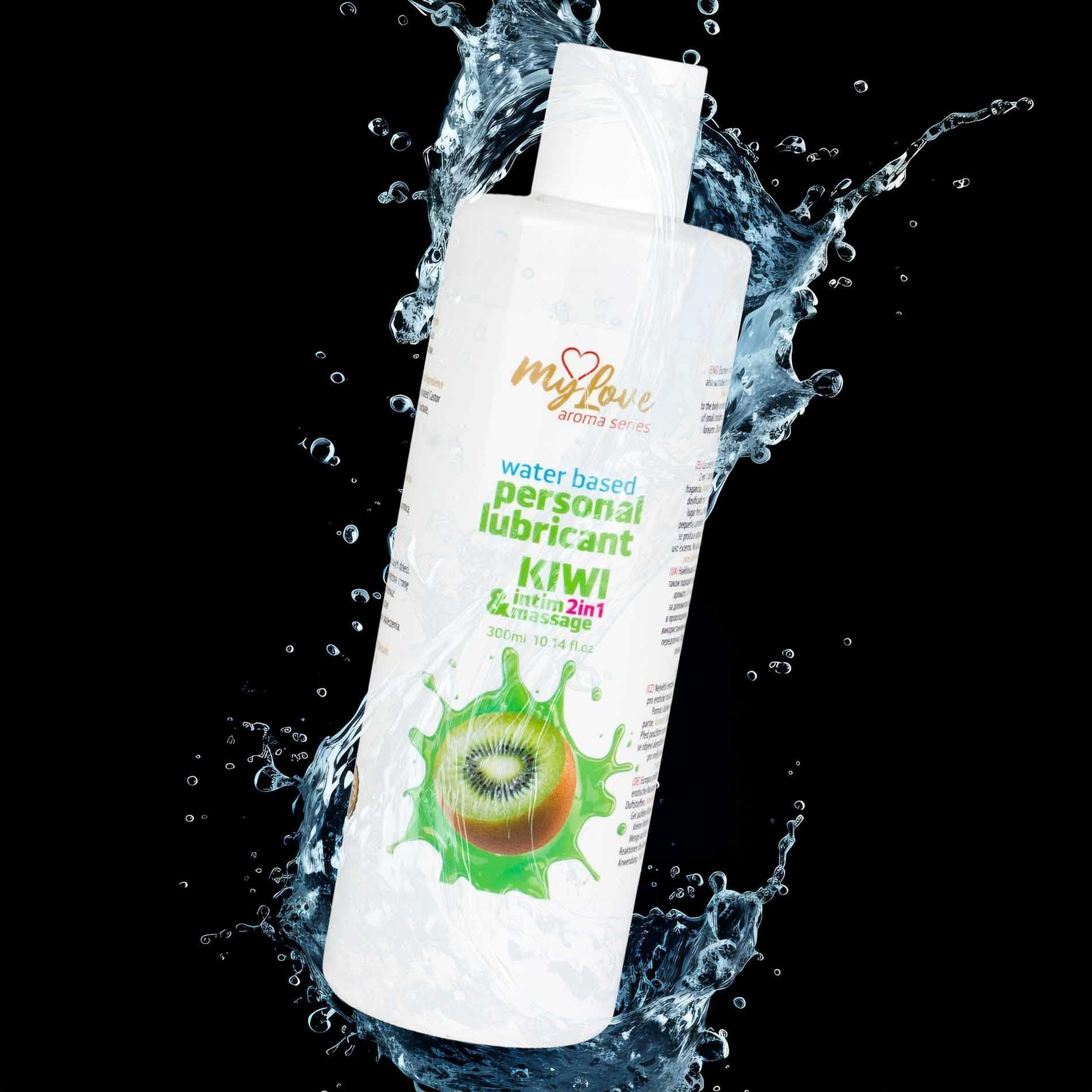 Лубрикант MyLove Aroma Series Intim&Massage 2in1 Kiwi, 300 мл
