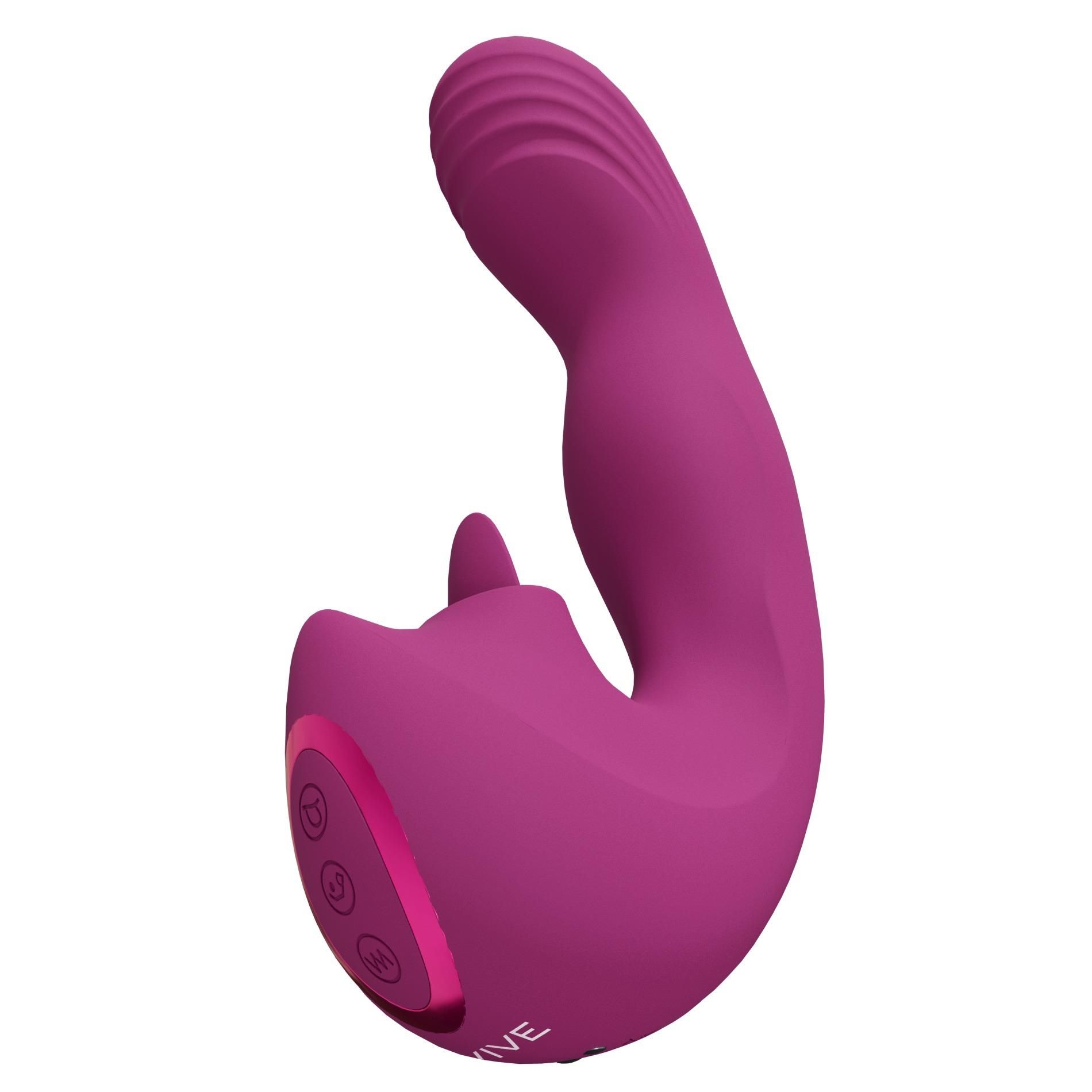 Вибратор Vive Yumi G-Spot, 13.7 см (розовый)