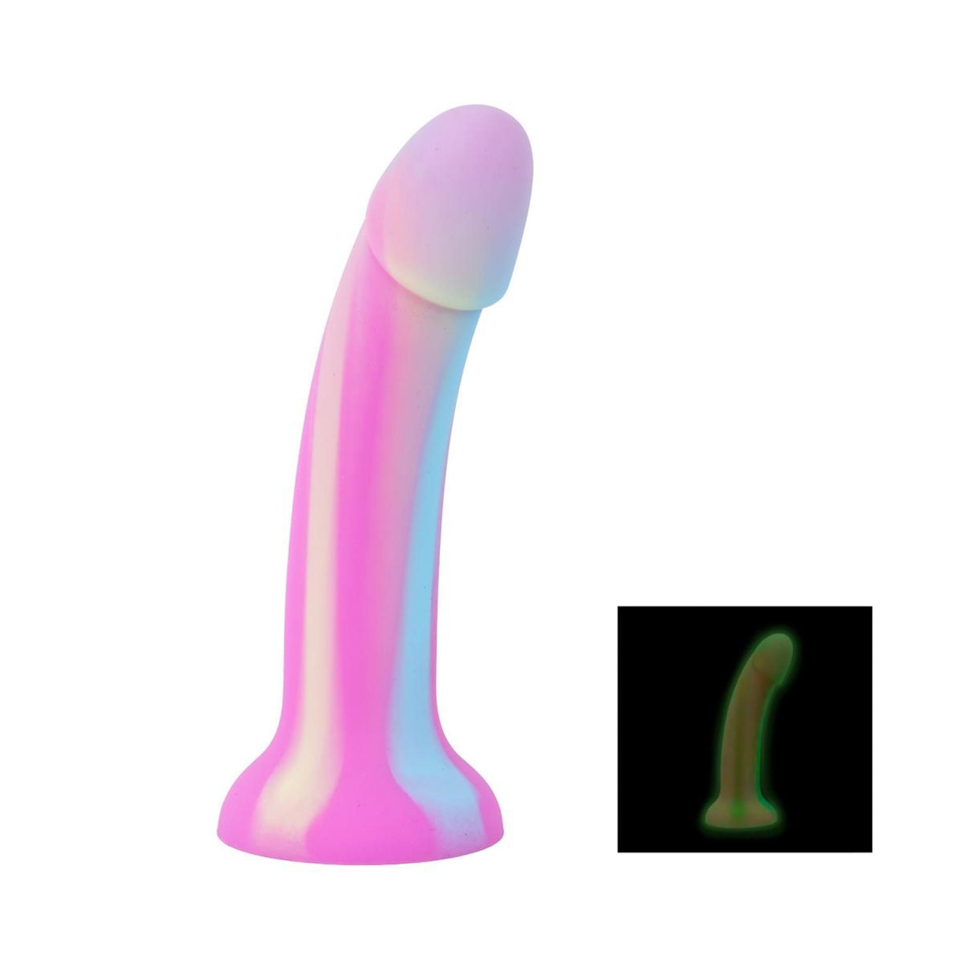 Фаллоимитатор EasyToys Candy Swirl, 19 см (розовый)