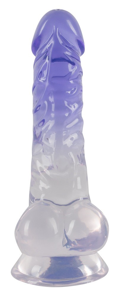 Фаллоимитатор Crystal Clear, 19.5 см (синий)