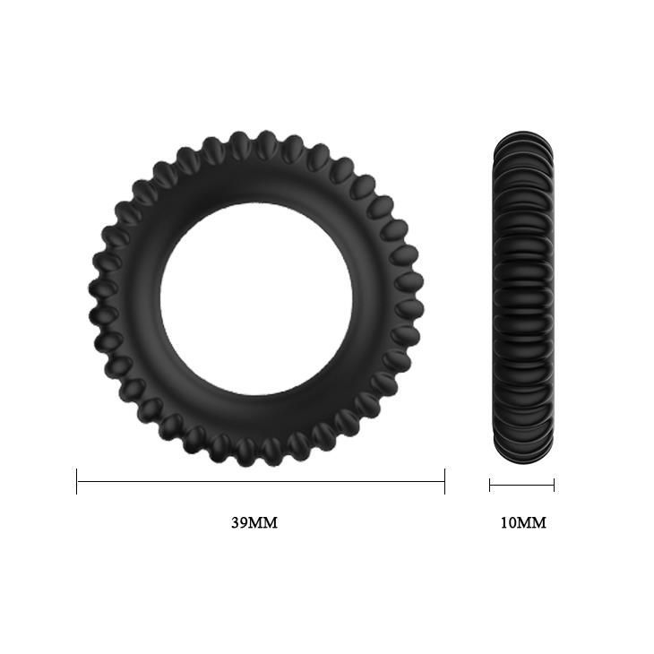 Ерекційні кільця Titan Cock Ring Set, 3 шт (чорний)