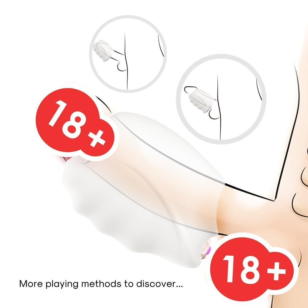 Masturbator z wibracjami B - Series Joy Master (biały)