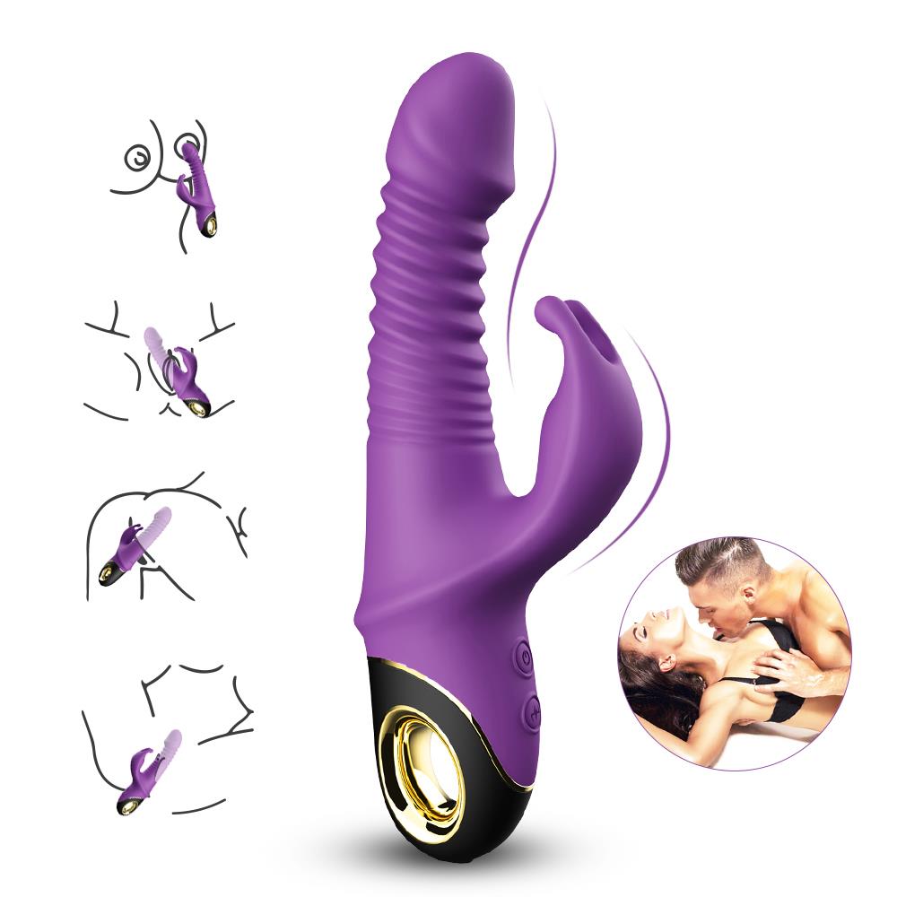 Вибратор-кролик B - Series Joy Zing, 22.7 см (фиолетовый)