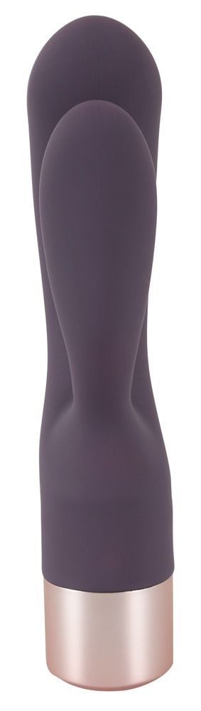 Вибратор-кролик Elegant Series Double Vibe, 16 см (фиолетовый)