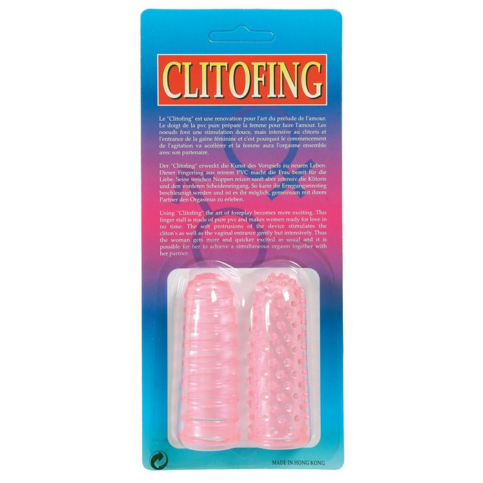 Насадка на палец Seven Creations Clitofing, 2 шт (розовый)