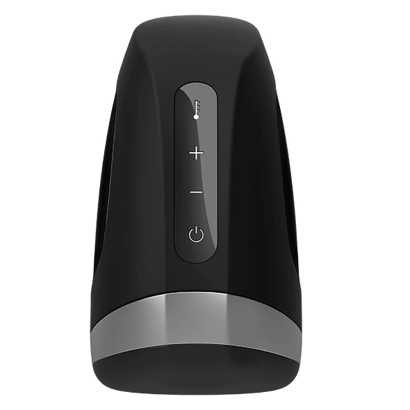 Masturbator wielofunkcyjny Satisfyer Men Heat Vibration (czarny)