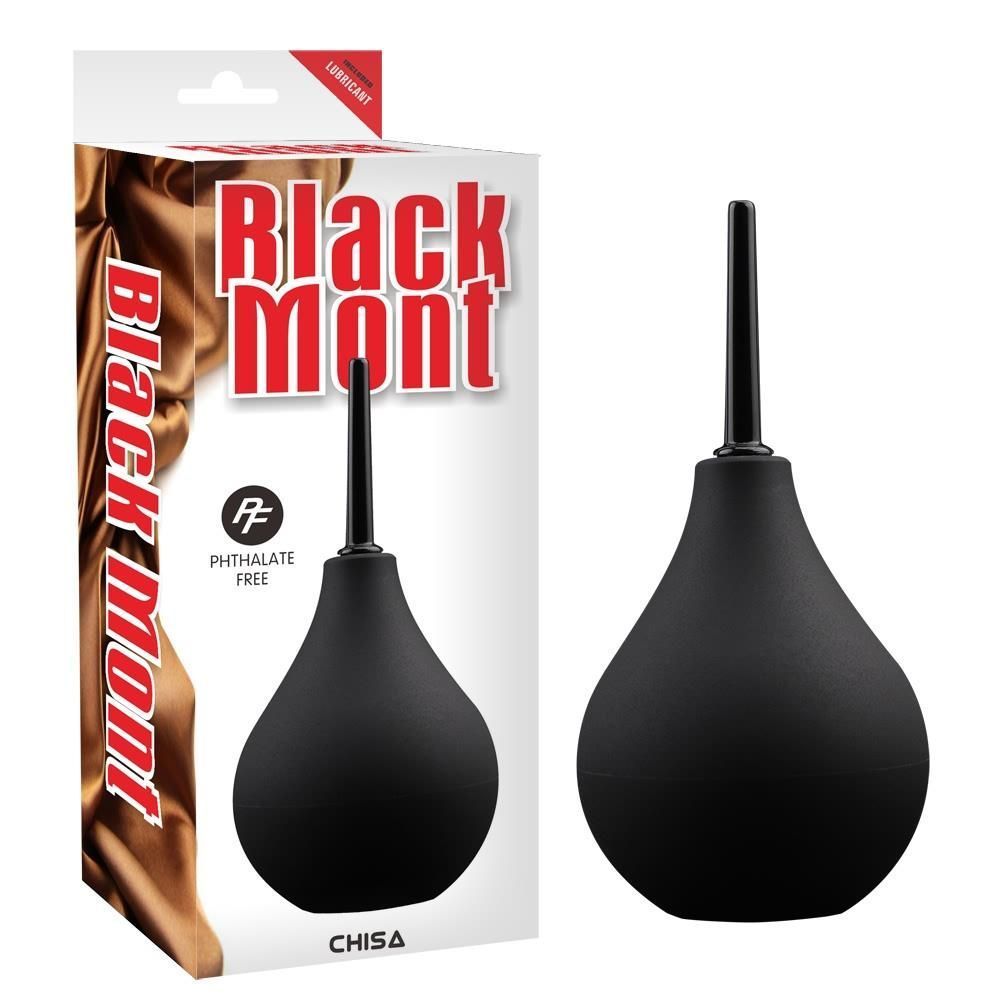 Анальный душ Black Mont Easy Clean Enema, 250 мл (черный)