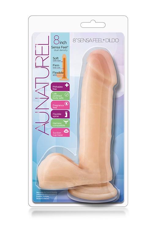 Фаллоимитатор Au Naturel Sensa Feel Dildo 8 Inch, 20.3 см (телесный)