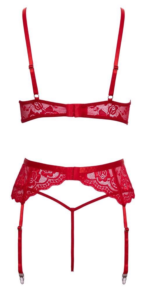 Комплект Cottelli Lingerie X-Mas Bra Set, L/XL (красный)