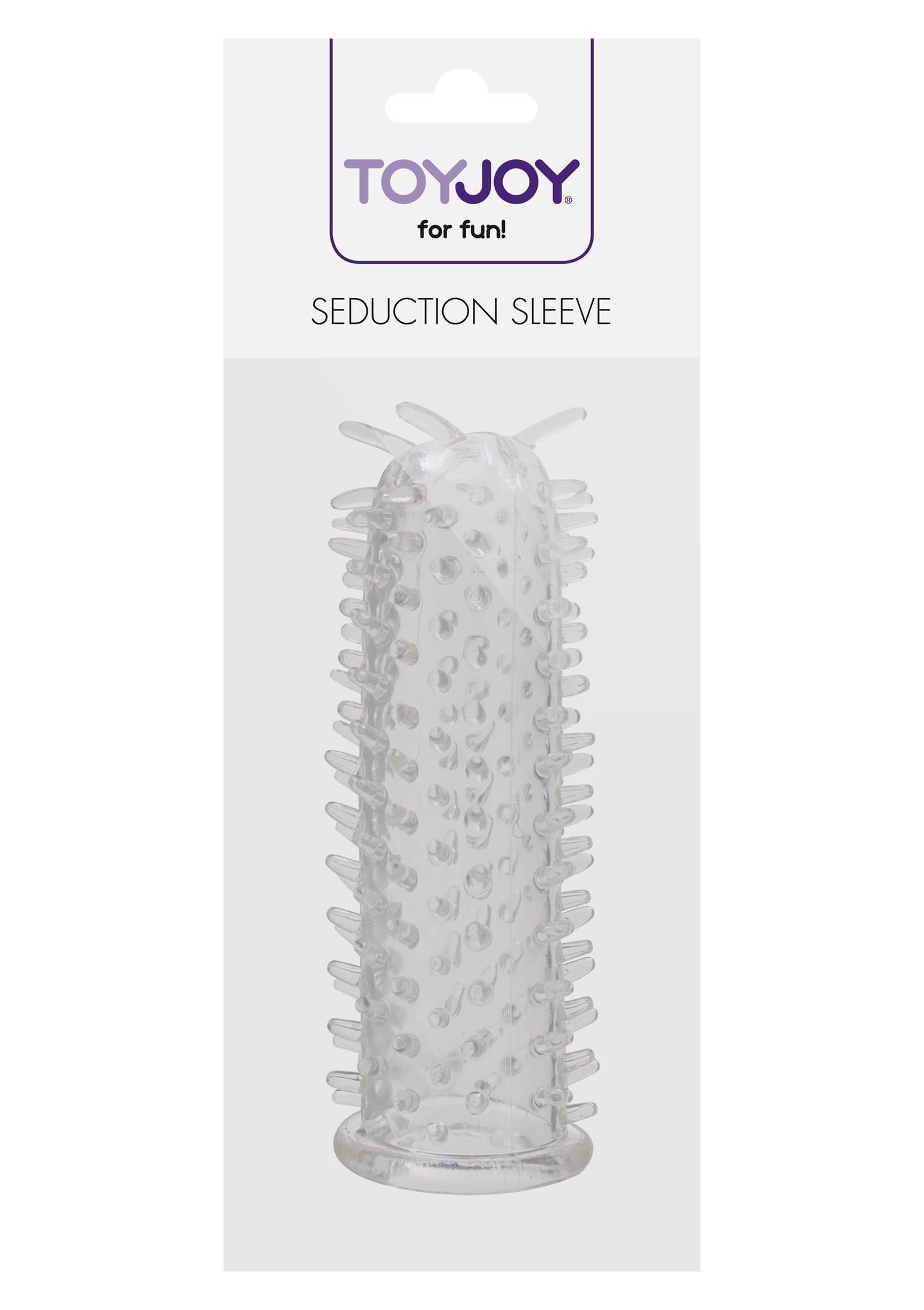 Насадка на пенис Toy Joy Seduction Sleeve Clear, 11 см (прозрачный)