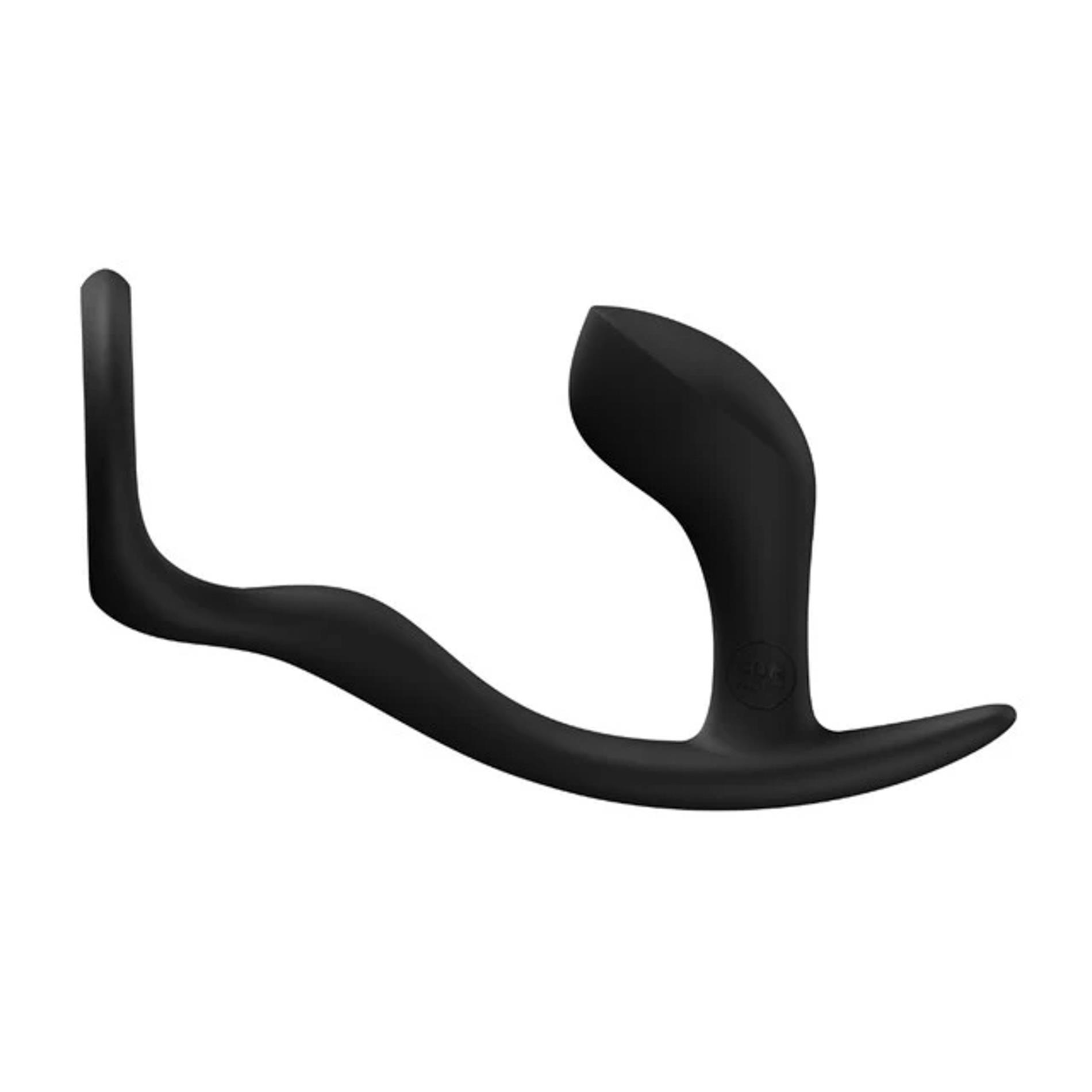 Анальная пробка с эрекционным кольцом Fun Factory Bootie Ring, 6.7 см (черный)