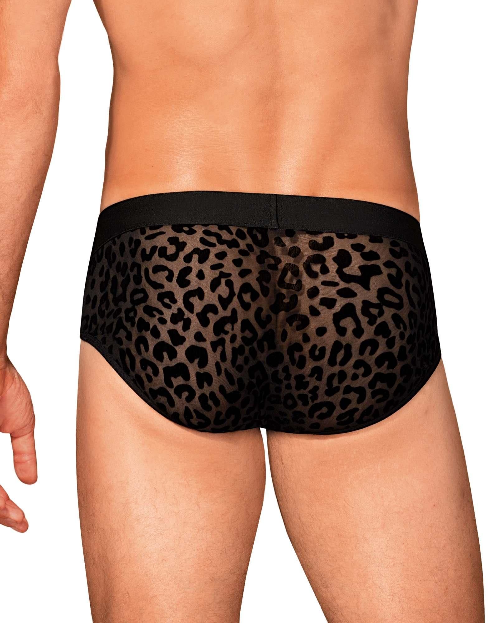 Трусы мужские Obsessive Azmeron, L/XL (черный)
