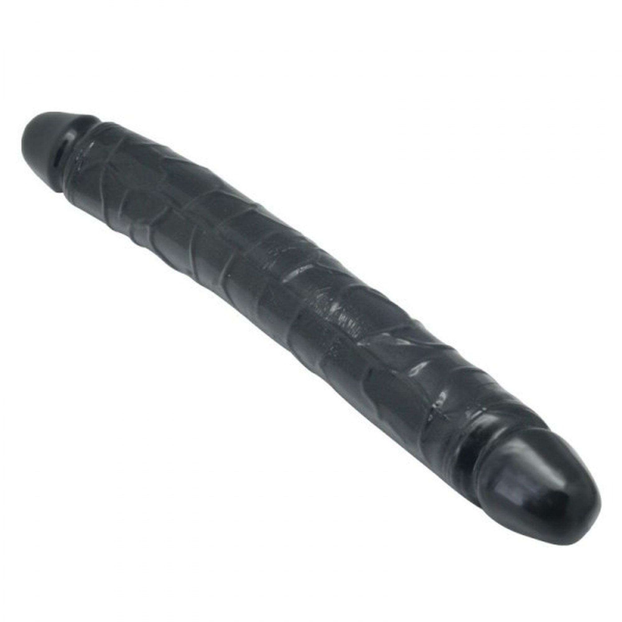 Двосторонній фалоімітатор Toyz4lovers Solid Double Dong, 33 см (чорний)