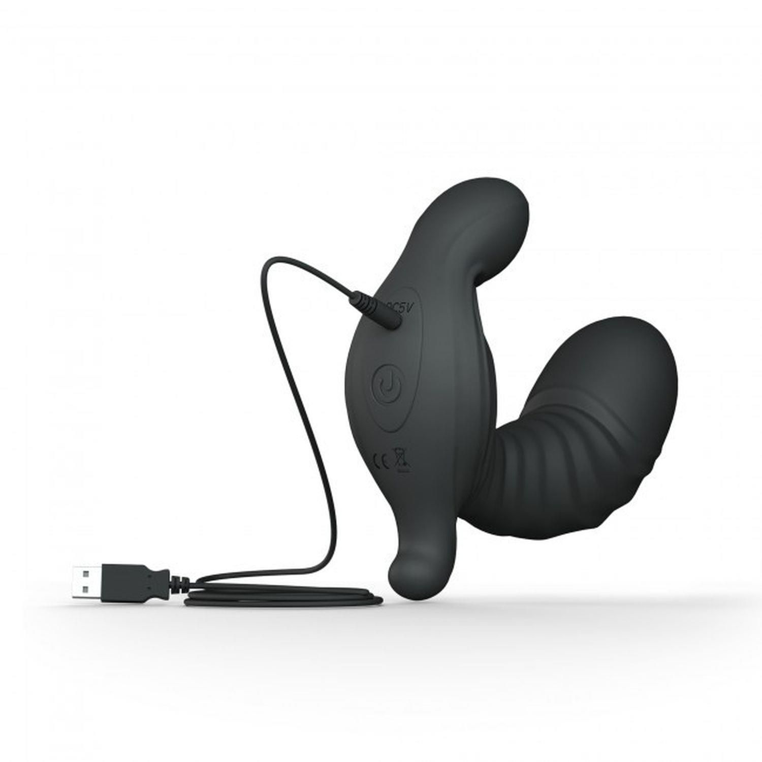 Вибратор Dorcel Ultimate Expand, 12 см (черный)