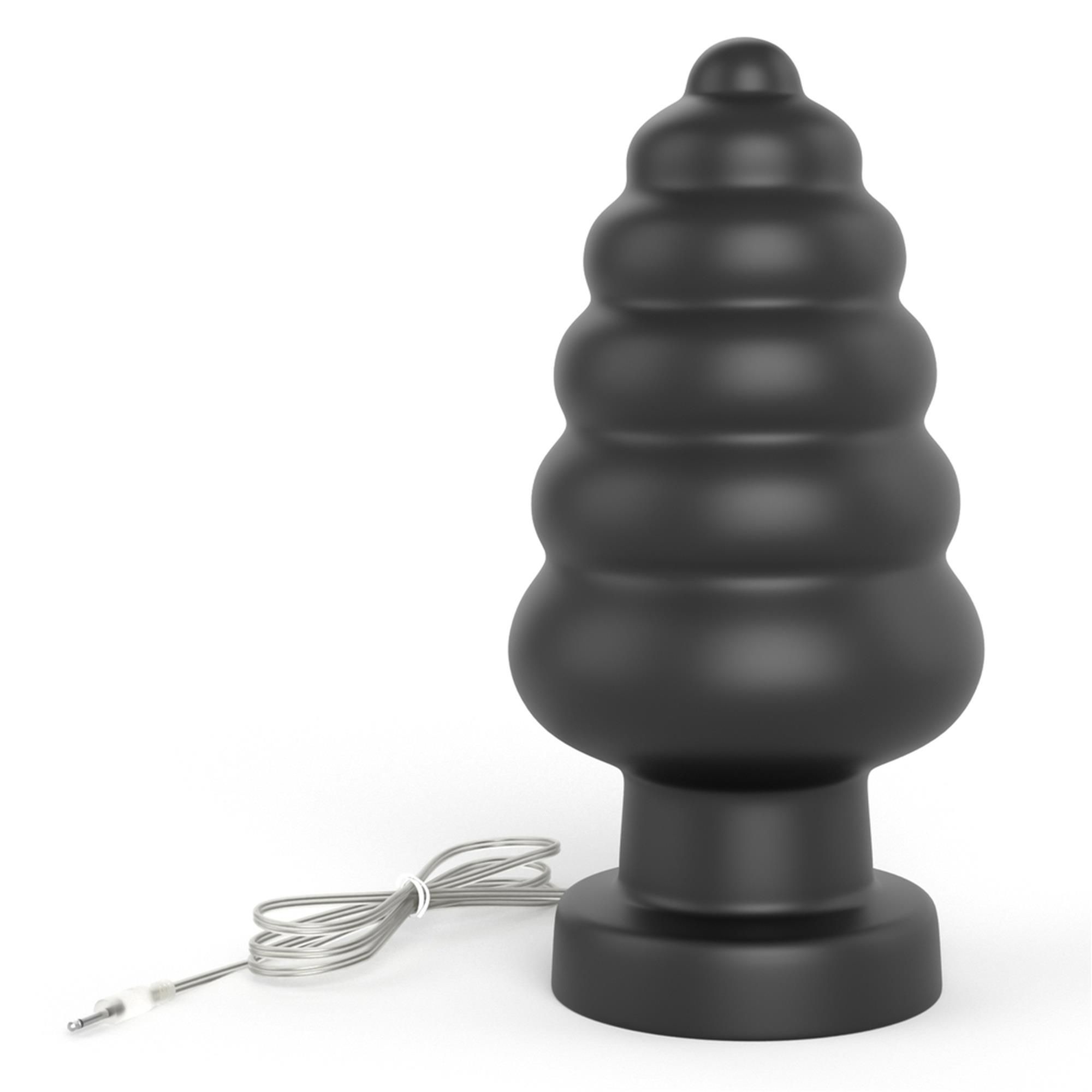 Анальна пробка King Sized Vibrating Anal Cracker 7, 18 см (чорний)