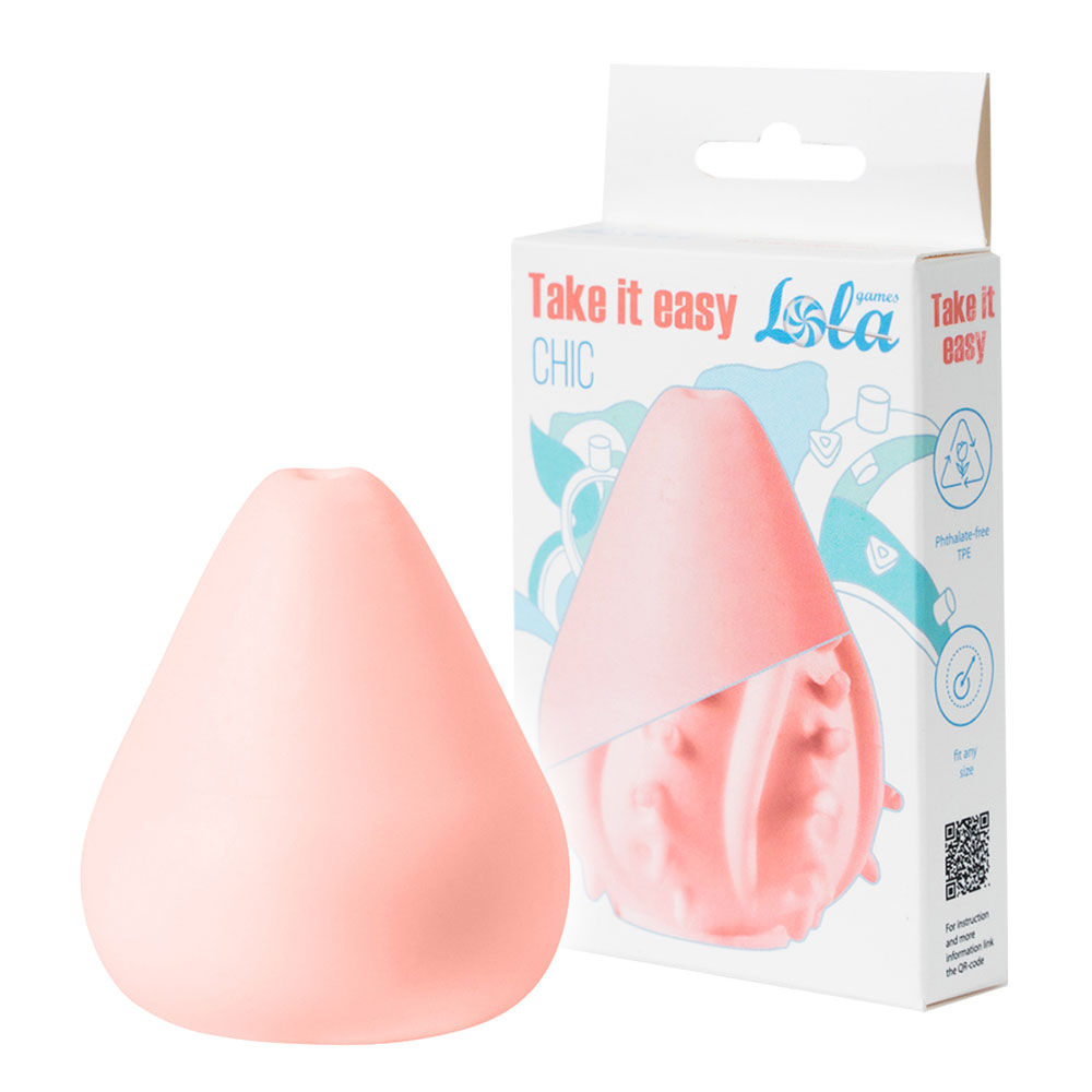 Мастурбатор яйцо Lola Games Take it Easy Chic (розовый)