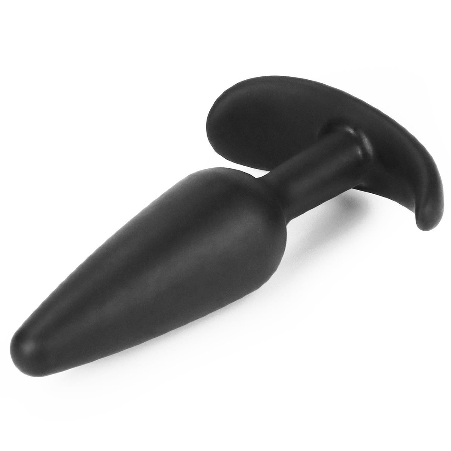 Korek analny LoveToy Lure Me Butt Plug Slim, 10 cm (czarny)