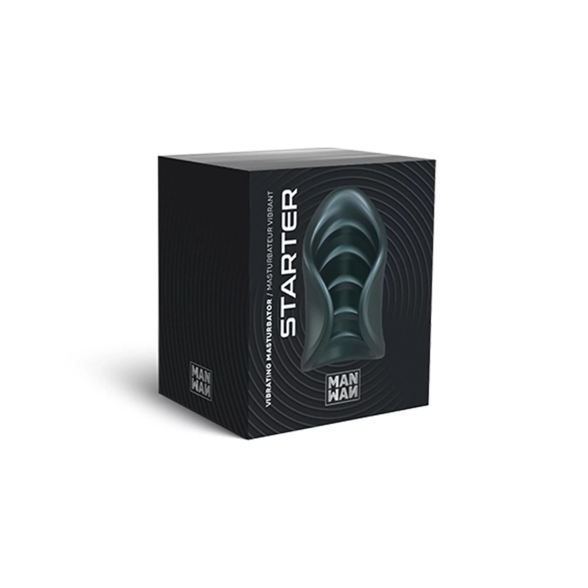 Masturbator z wibracjami Dorcel Man.Wand Starter (szary)