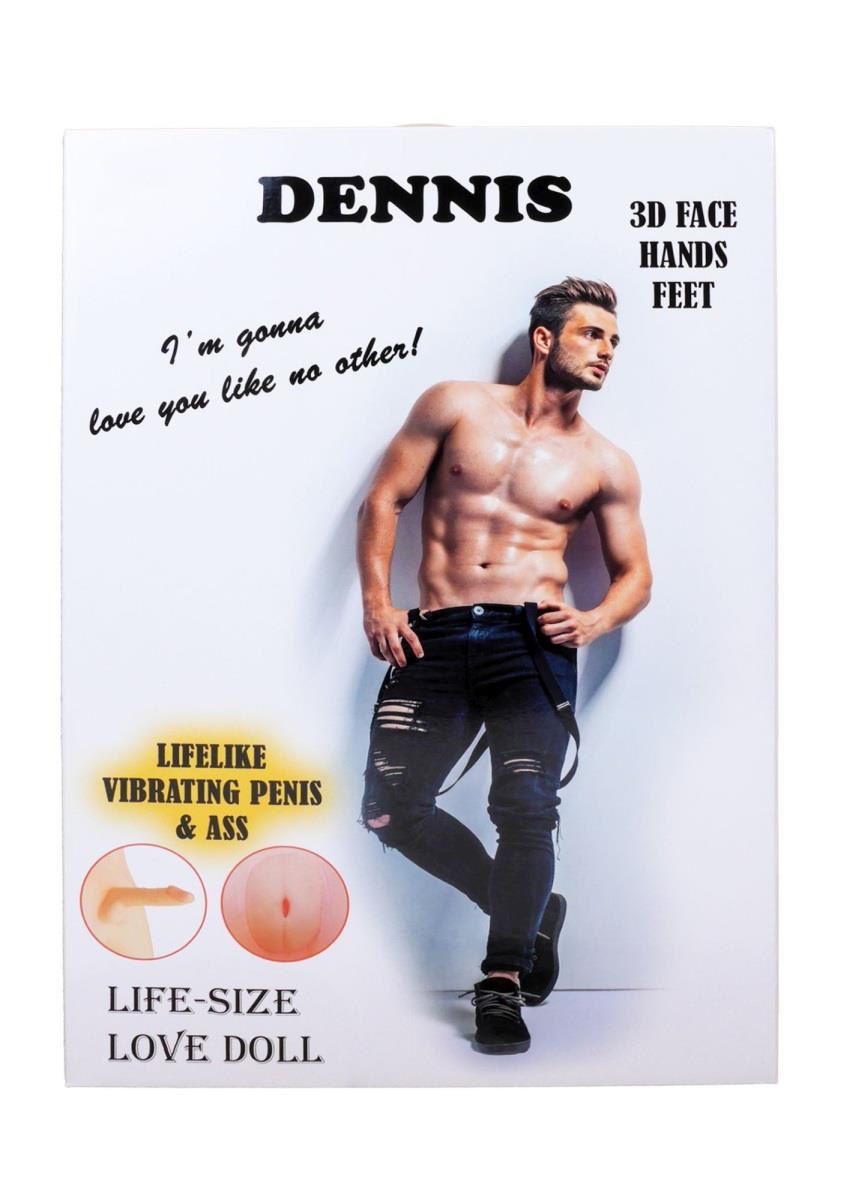 Секс-кукла с вибрацией Boss Series Dennis, 160 см (телесный)